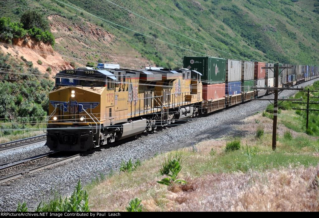 Intermodal climbs east